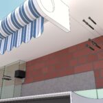 l'ancoraggio per tende verticali su cappotto termico